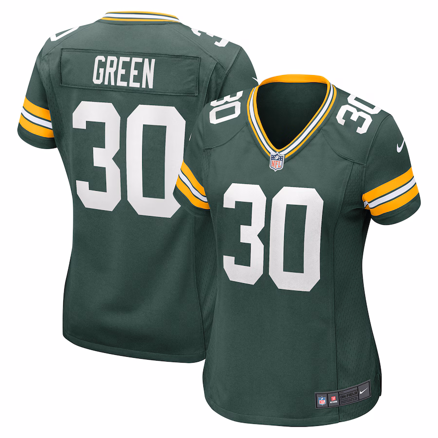 Women's Green Bay Packers Ahman Green Nike Green Team Retired Player Game Jersey