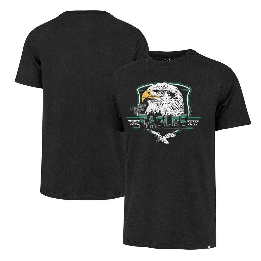 Men's Philadelphia Eagles '47 Black Regional Franklin T-Shirt