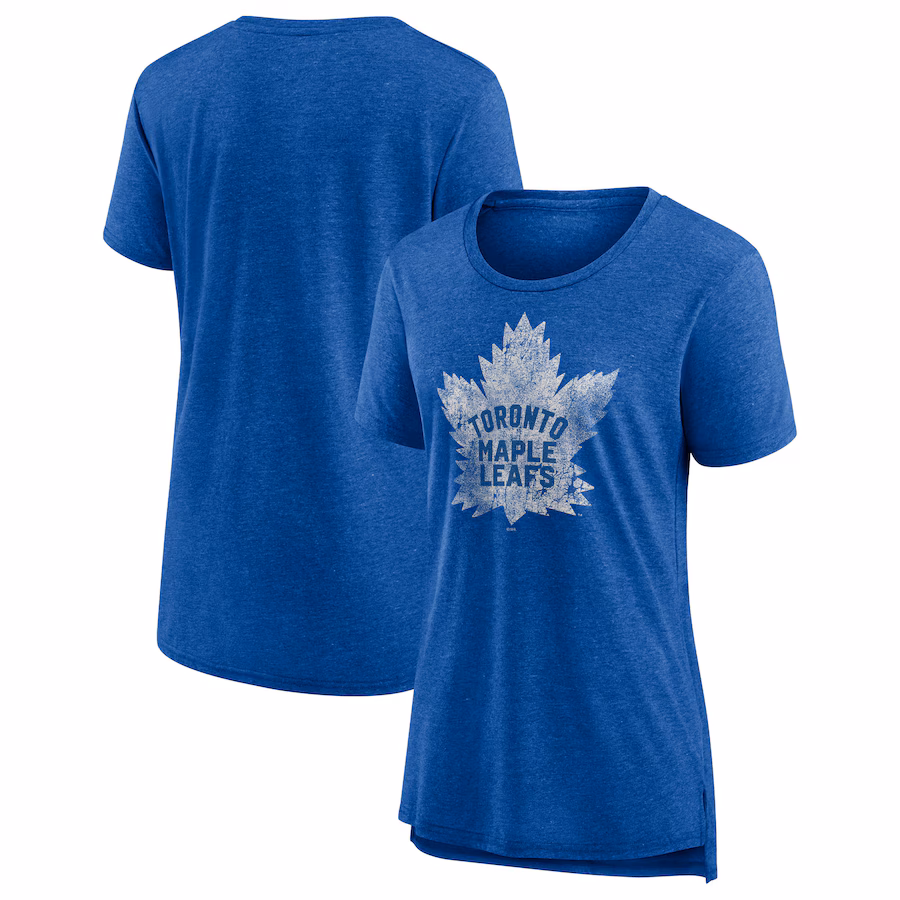 Women's Toronto Maple Leafs Fanatics Heather Blue Special Edition 2.0 Modern T-Shirt