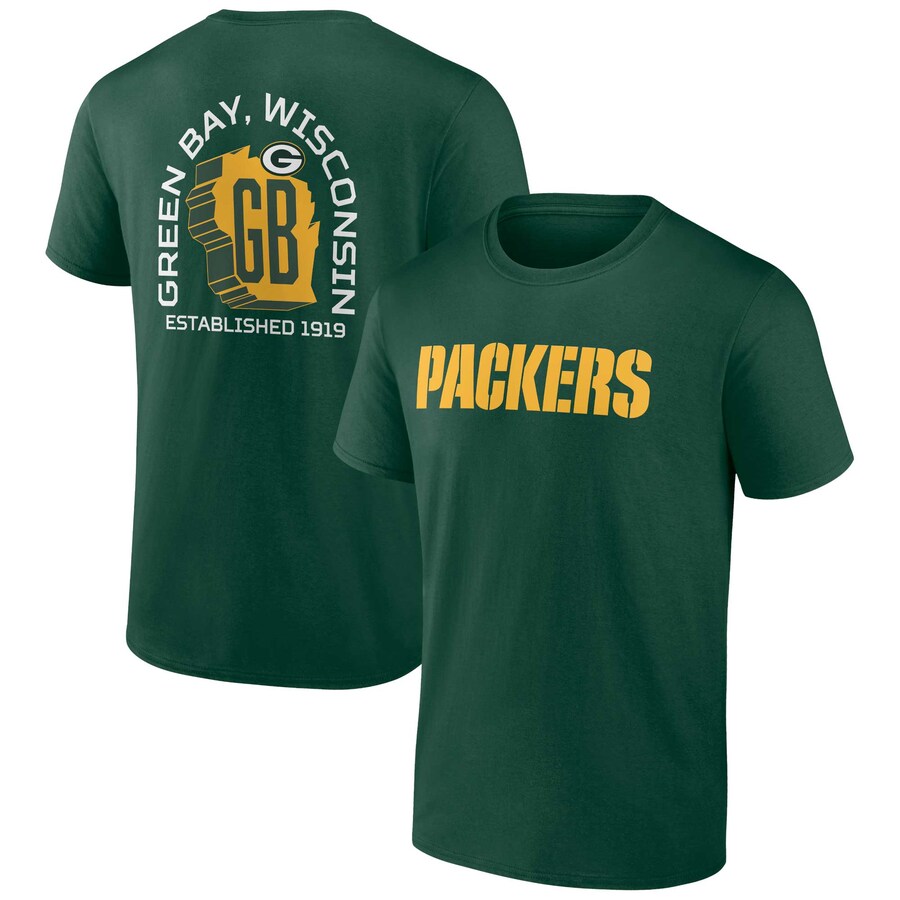 Men's Green Bay Packers  Fanatics Green Home Field Advantage T-Shirt