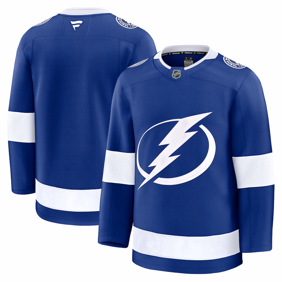 Men's Tampa Bay Lightning Fanatics Blue Home Premium Jersey