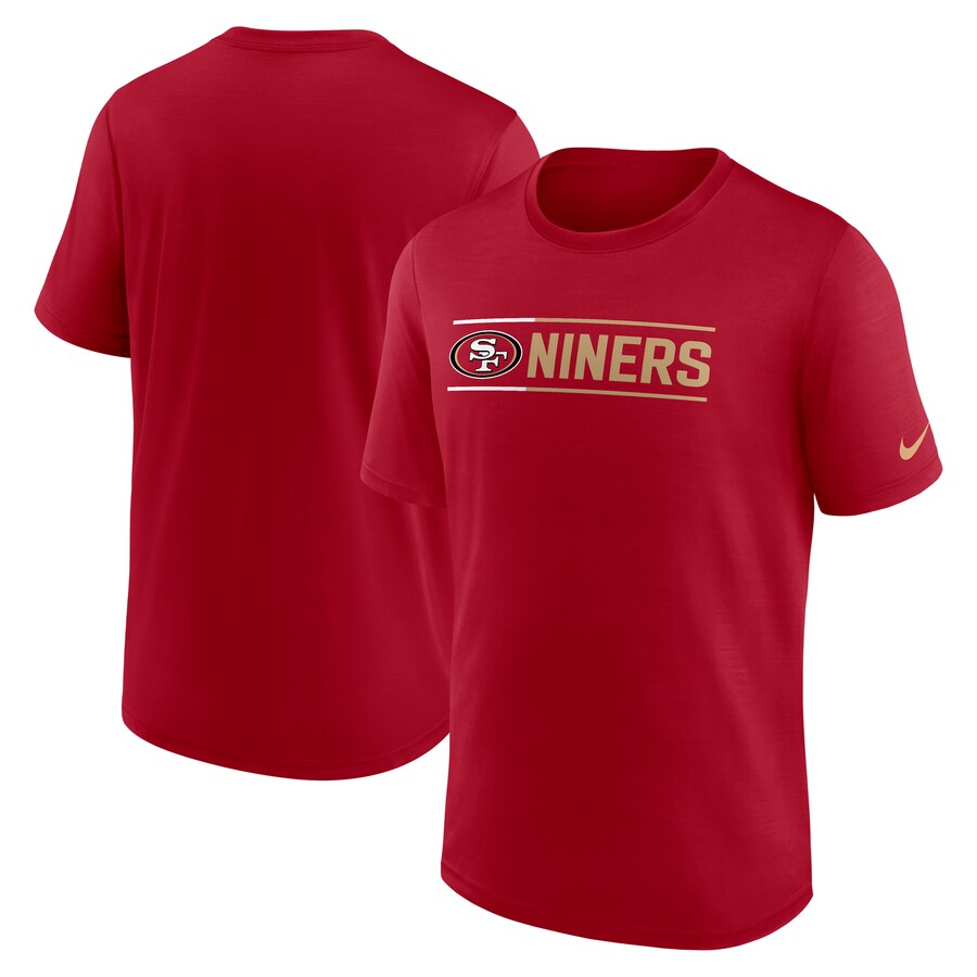 Men's San Francisco 49ers Nike Scarlet Exceed Performance T-Shirt