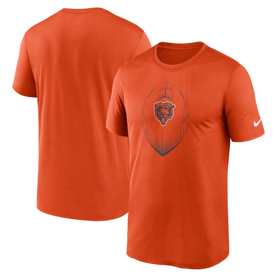 Men's Chicago Bears Nike Orange Primetime Legend Icon Performance T-Shirt