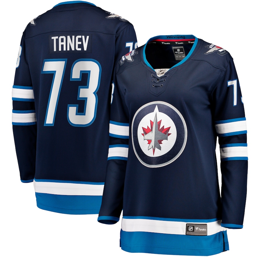 Women's Winnipeg Jets Brandon Tanev Fanatics Navy Home Breakaway Player Jersey