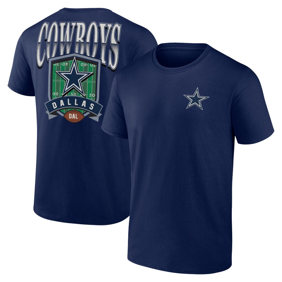 Men's Dallas Cowboys Navy Full Range T-Shirt
