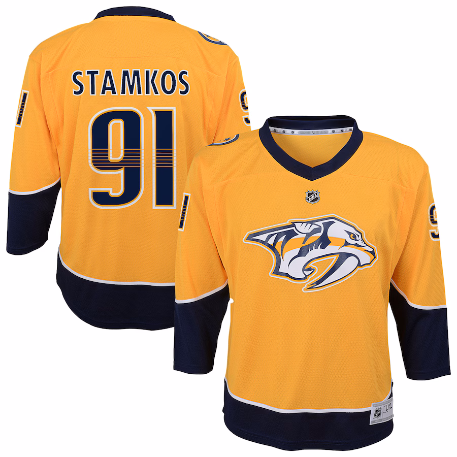 Youth Nashville Predators Steven Stamkos Gold Alternate Replica Player Jersey