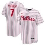 Men's Philadelphia Phillies Trea Turner Nike White Home Replica Player Jersey