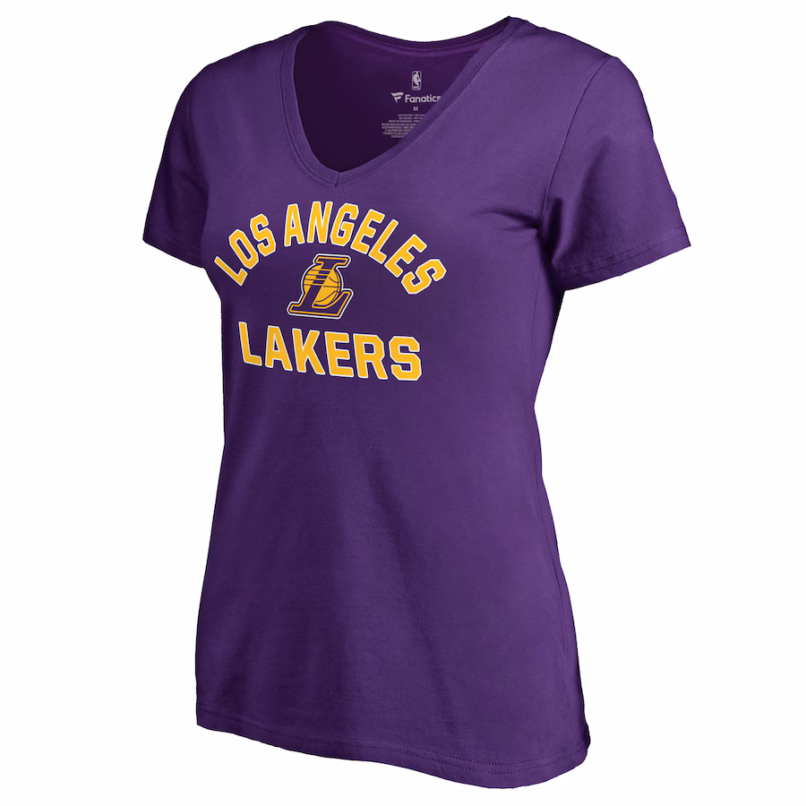 Women's Los Angeles Lakers Purple Overtime T-Shirt