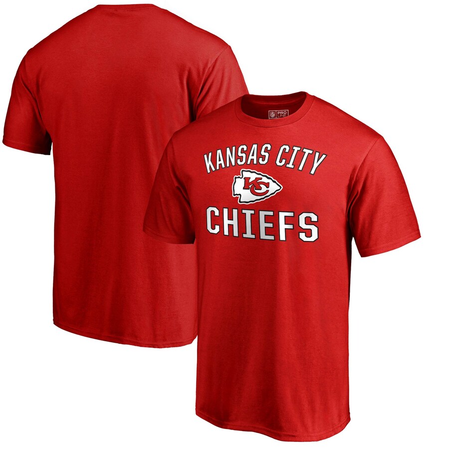 Men's Kansas City Chiefs Fanatics Red Victory Arch T-Shirt