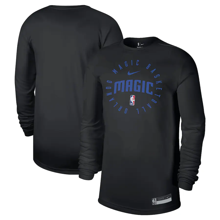 Men's Orlando Magic Nike Black 2024/25 Legend On-Court Practice Long Sleeve T-Shirt