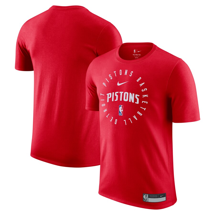 Men's Detroit Pistons Nike Red 2024/25 Legend On-Court Practice Performance T-Shirt
