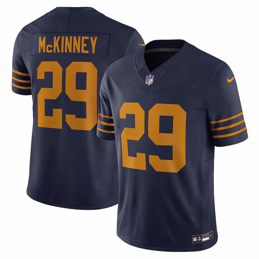 Men's Green Bay Packers Xavier McKinney Nike Navy The 1923 Classic Vapor F.U.S.E. Limited Jersey