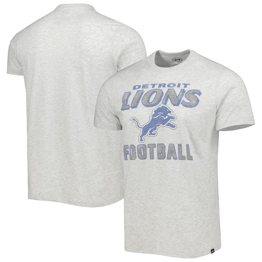 Men's Detroit Lions '47 Gray Dozer Franklin Lightweight T-Shirt