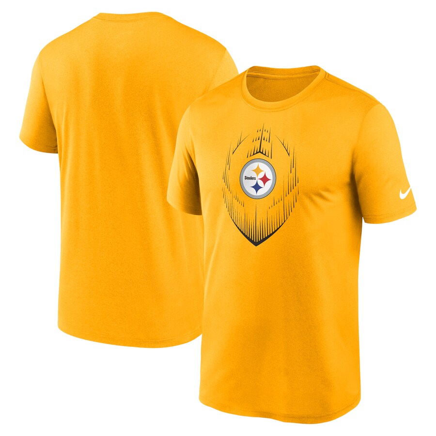 Men's Pittsburgh Steelers Nike Gold Primetime Legend Icon Performance T-Shirt