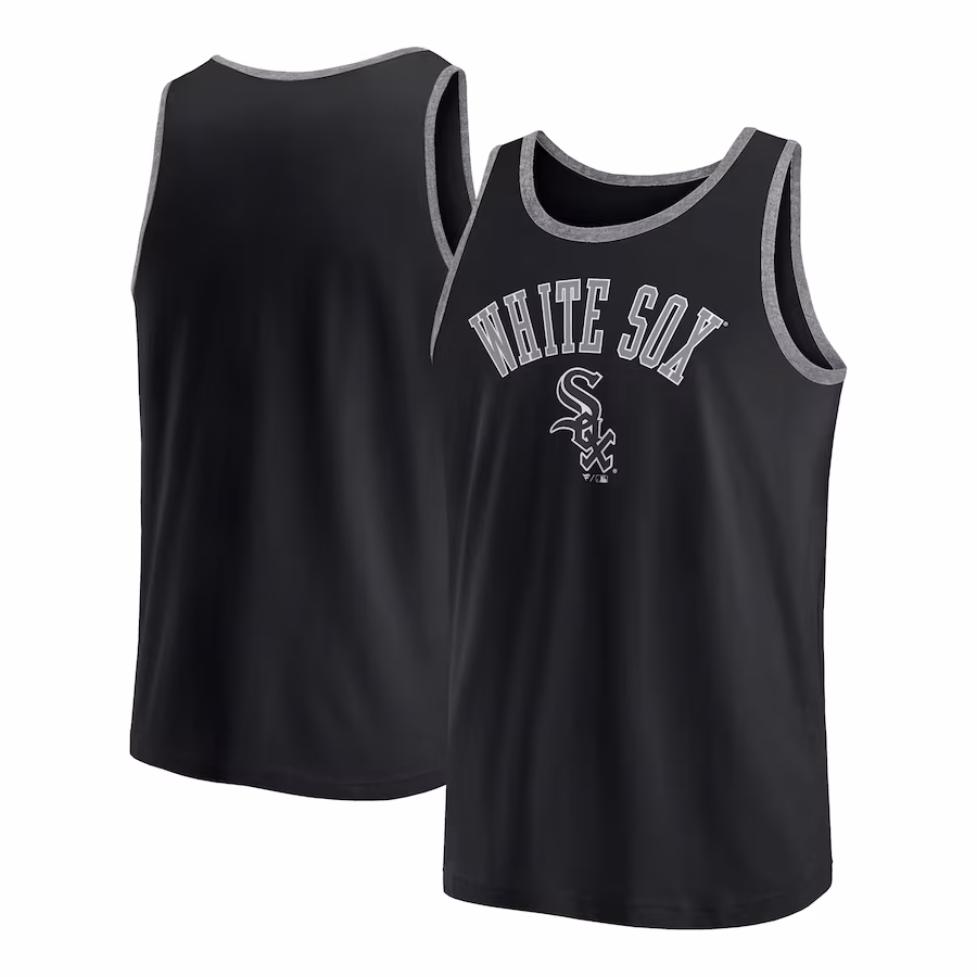 Men's Chicago White Sox Fanatics Black Bet Tank Top