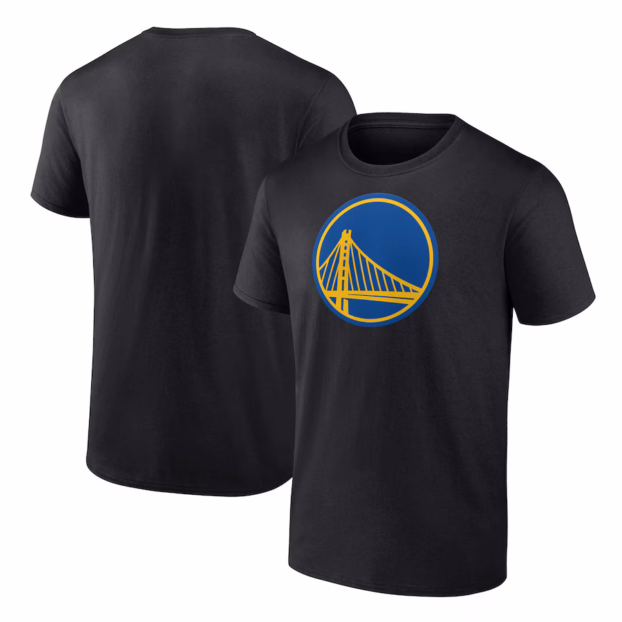 Men's Golden State Warriors Fanatics Black Primary Logo T-Shirt
