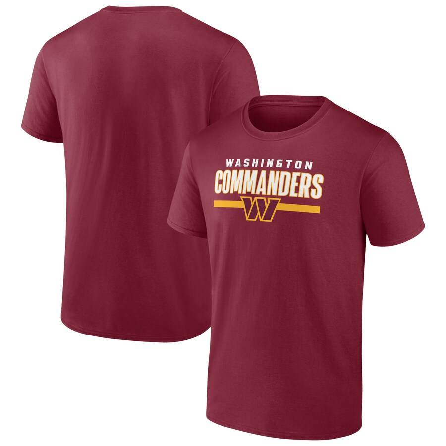 Men's Washington Commanders Burgundy Speed & Agility T-Shirt