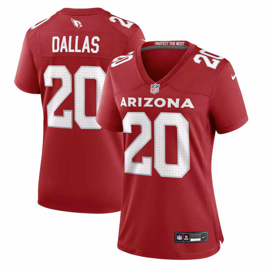Women's Arizona Cardinals DeeJay Dallas Nike Cardinal Game Jersey