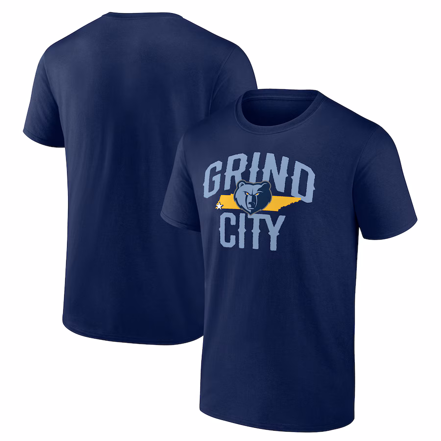 Men's Memphis Grizzlies  Navy Core Hometown Launch T-Shirt