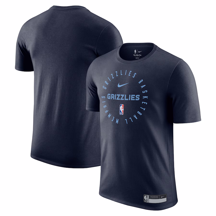 Men's Memphis Grizzlies Nike Navy 2024/25 Legend On-Court Practice Performance T-Shirt
