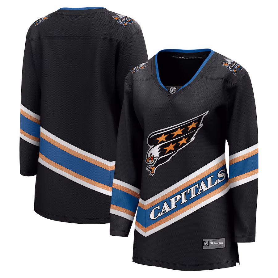 Women's Washington Capitals Fanatics Black Alternate 50th Anniversary Breakaway Jersey