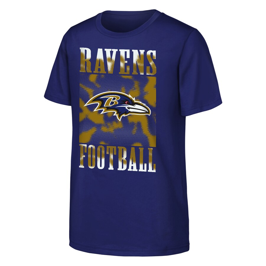Youth Baltimore Ravens  Purple Garage Hero T-Shirt