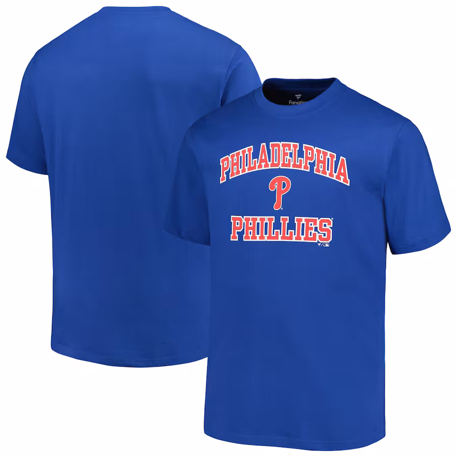 Men's Philadelphia Phillies Profile Royal Big & Tall Heart & Soul T-Shirt