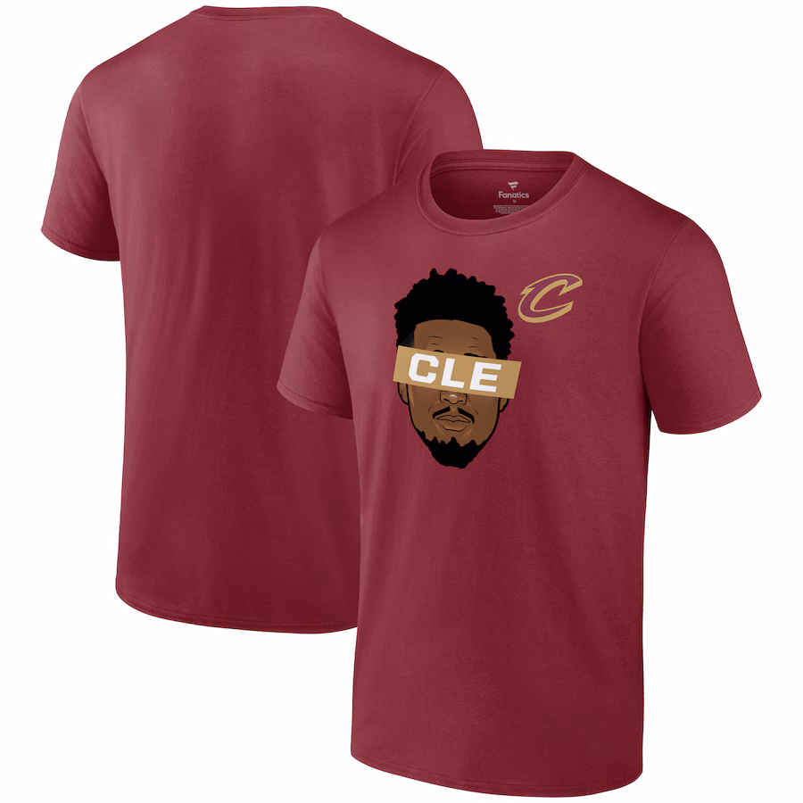 Men's Cleveland Cavaliers Donovan Mitchell Wine Know The Game T-Shirt