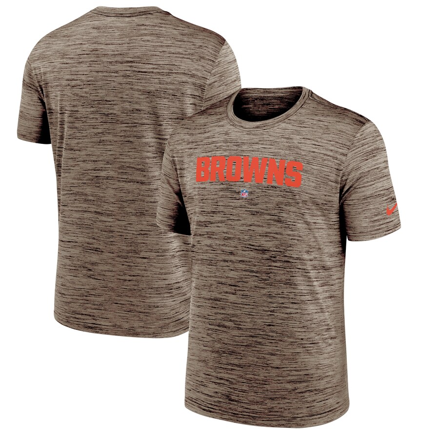 Men's Cleveland Browns Nike Brown Velocity Performance T-Shirt