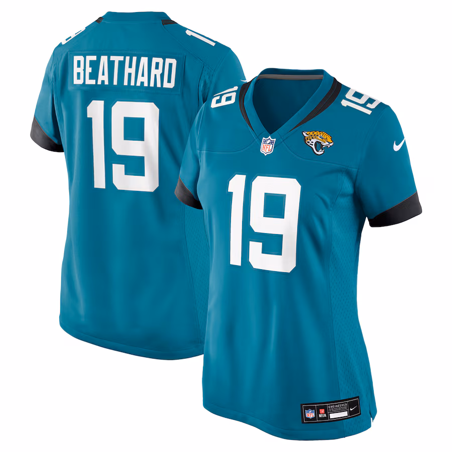 Women's Jacksonville Jaguars C.J. Beathard Nike Teal Team Game Jersey