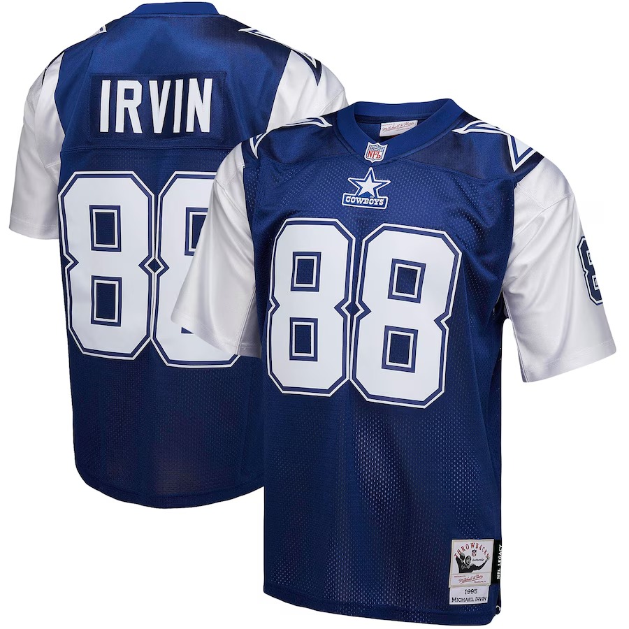 Men's Dallas Cowboys Michael Irvin Mitchell & Ness Navy Legacy Replica Jersey