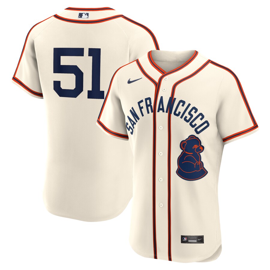 Men's San Francisco Giants Jung Hoo Lee Nike Cream 2024 Rickwood Classic Authentic Player Jersey