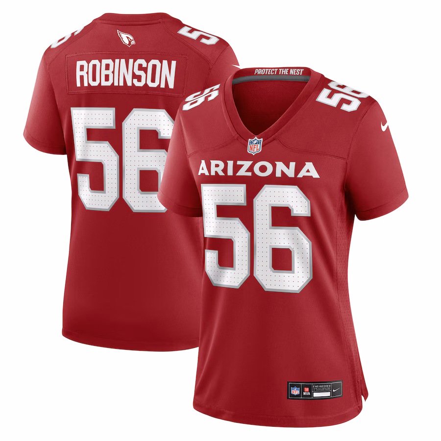 Women's Arizona Cardinals Darius Robinson Nike Cardinal Game Jersey