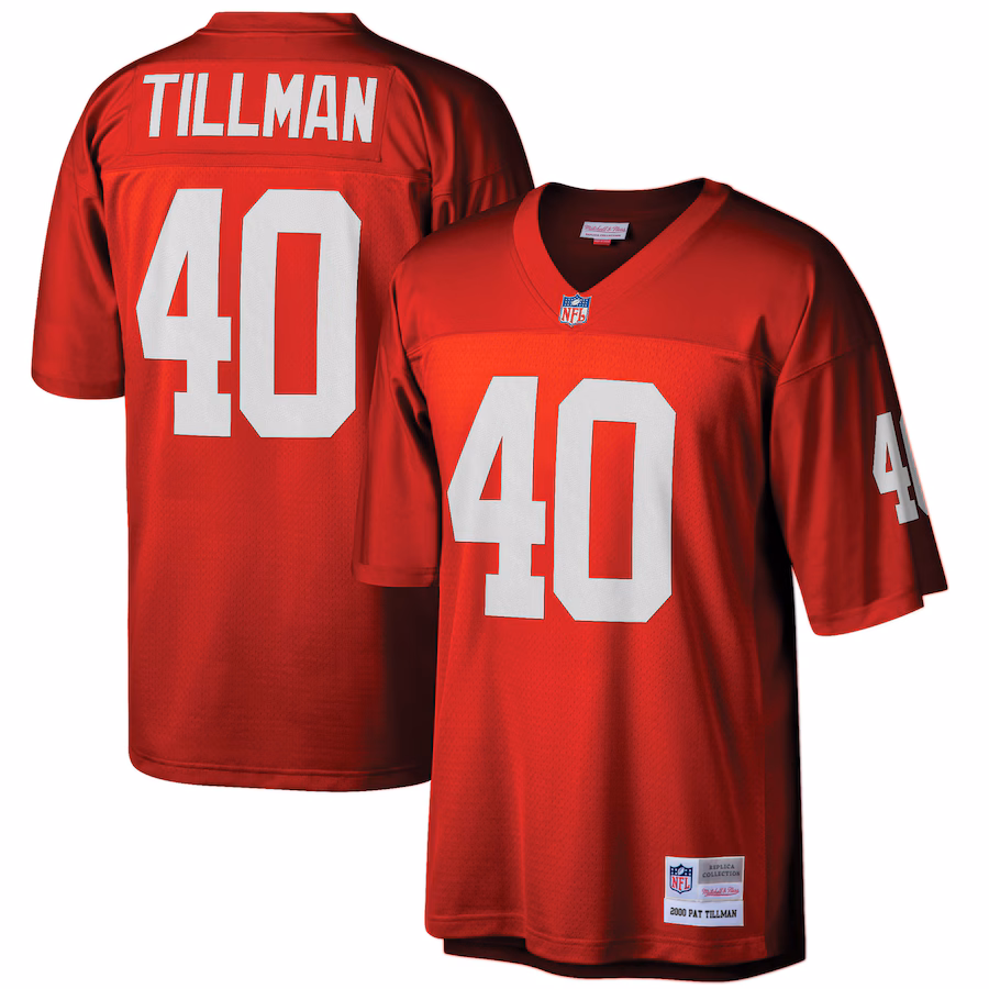 Men's Arizona Cardinals Pat Tillman Mitchell & Ness Cardinal Big & Tall 2000 Retired Player Replica Jersey
