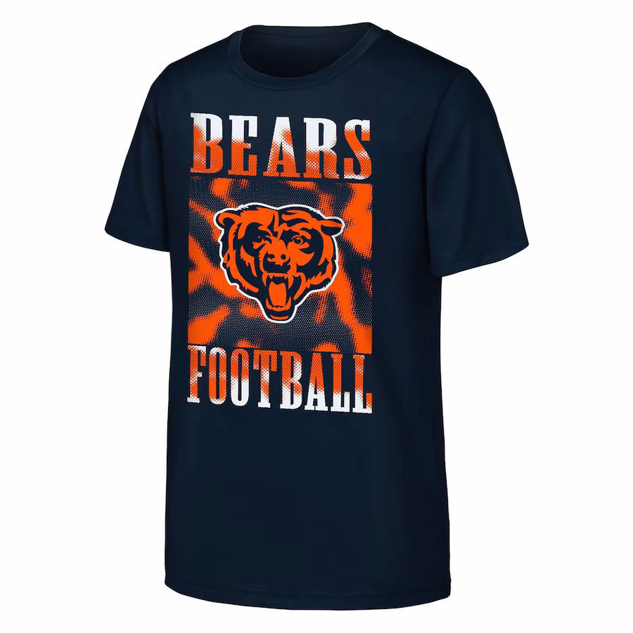Youth Chicago Bears  Navy Garage Hero T-Shirt