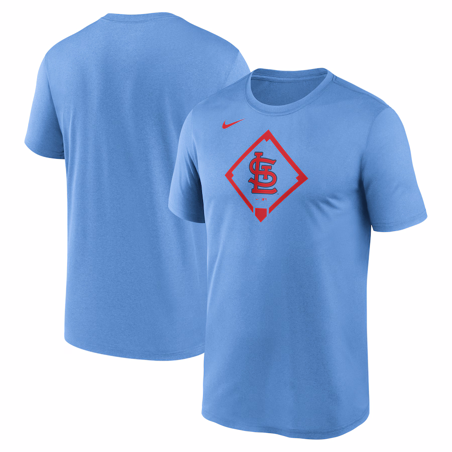 Men's St. Louis Cardinals Nike Light Blue Icon Legend Performance T-Shirt