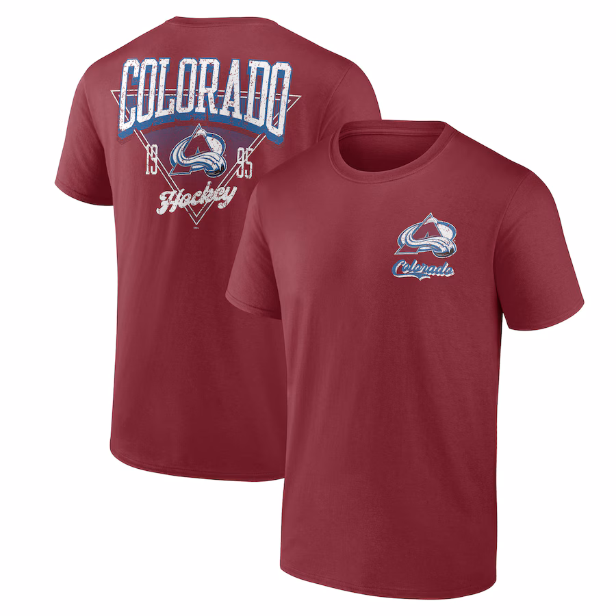 Men's Colorado Avalanche Burgundy Never Over T-Shirt
