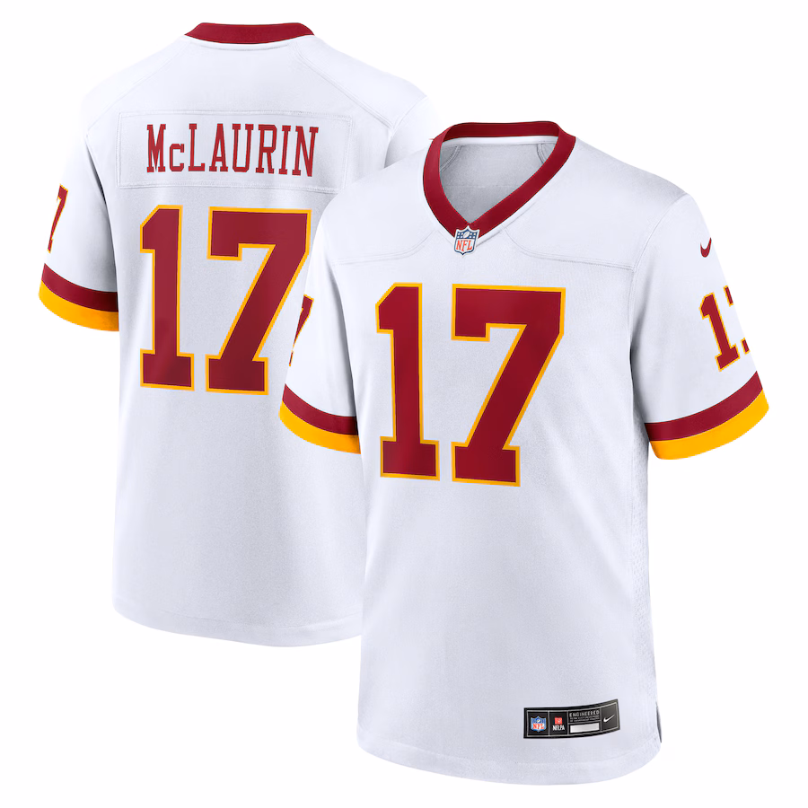 Men's Washington Commanders Terry McLaurin Nike White Game Super Bowl Era Jersey