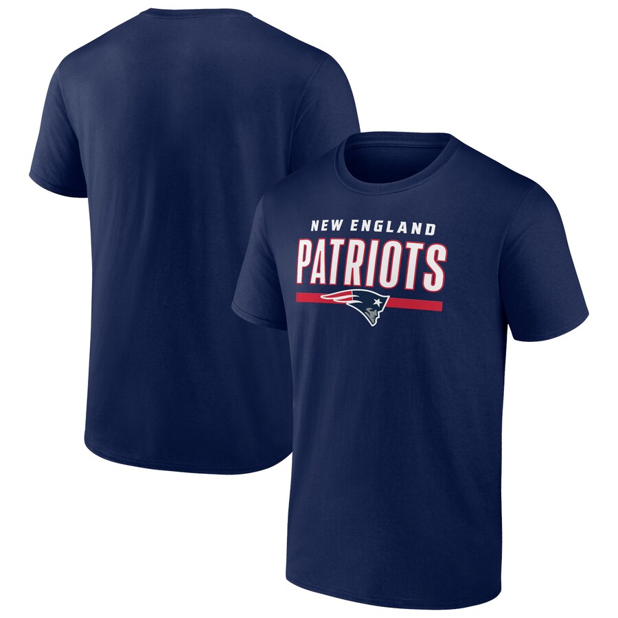 Men's New England Patriots Navy Speed & Agility T-Shirt