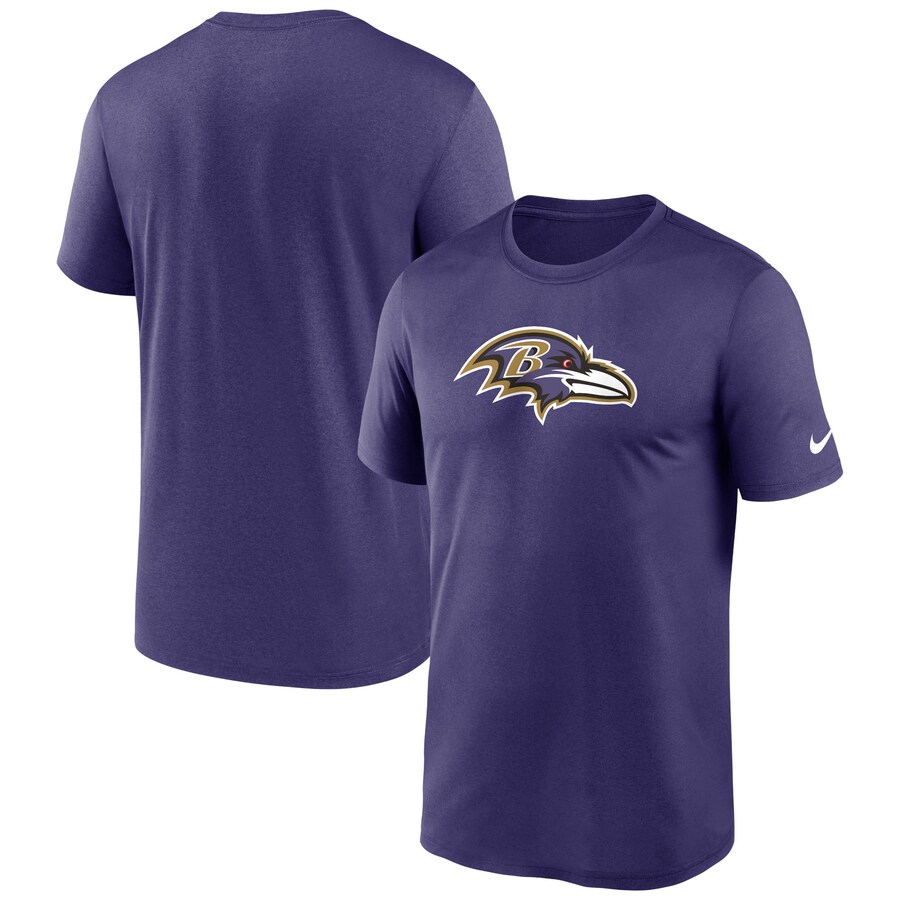 Men's Baltimore Ravens Nike Purple Legend Logo Performance T-Shirt