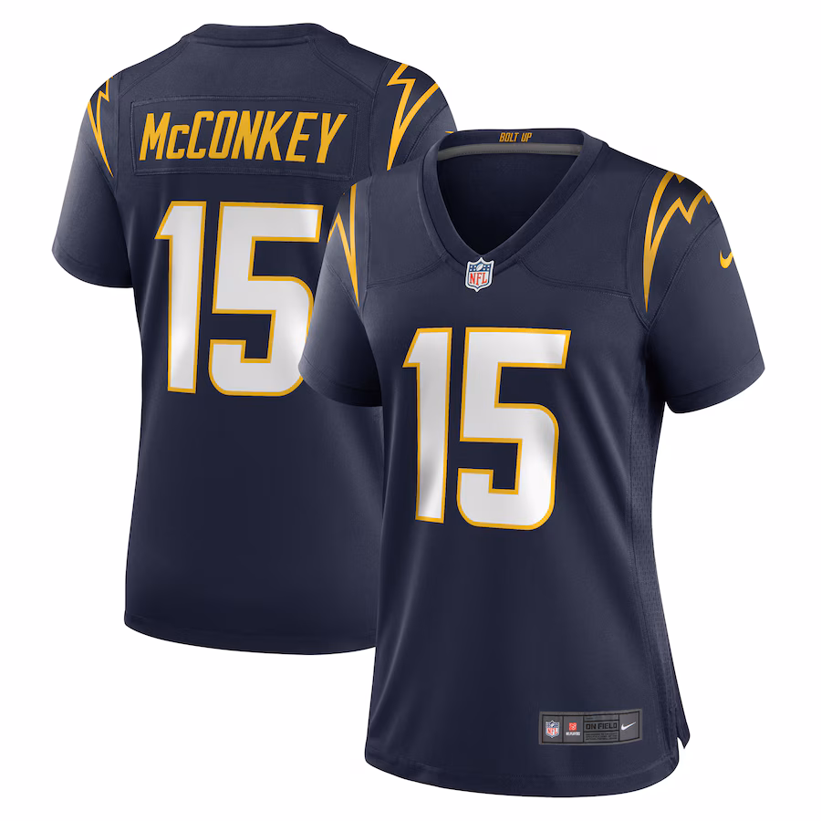 Women's Los Angeles Chargers Ladd McConkey Nike  Navy Alternate Game Jersey