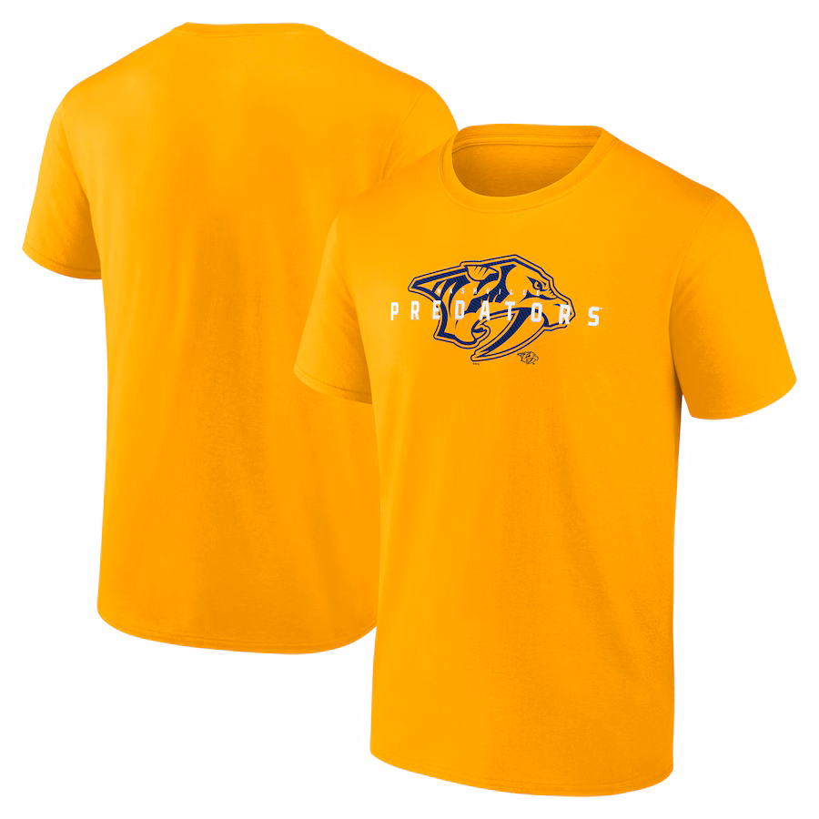 Men's Nashville Predators Gold Coordinate T-Shirt