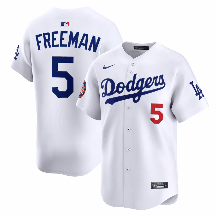 Men's Los Angeles Dodgers Freddie Freeman Nike White 2025 MLB World Tour: Tokyo Series Home Limited Player Jersey
