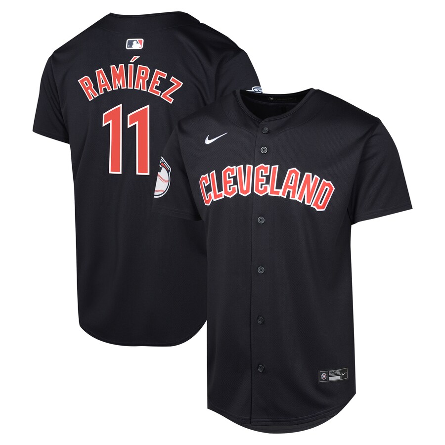 Youth Cleveland Guardians José Ramírez Nike Blue Alternate Limited Player Jersey