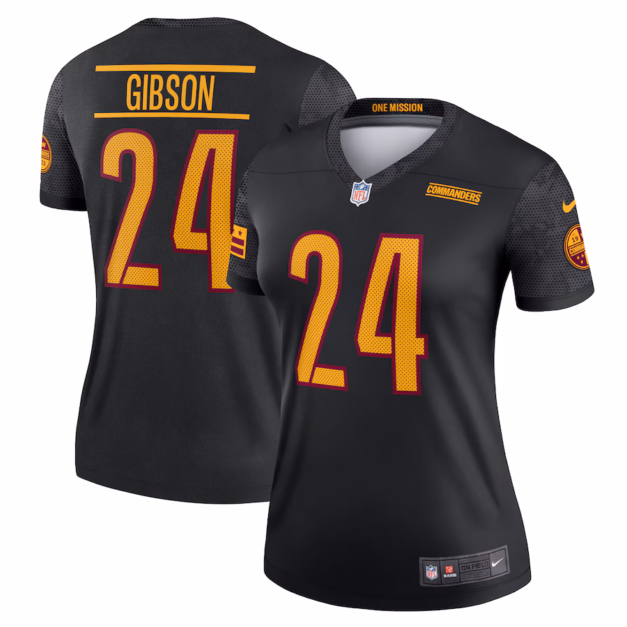 Women's Washington Commanders Antonio Gibson Nike Black Legend Jersey