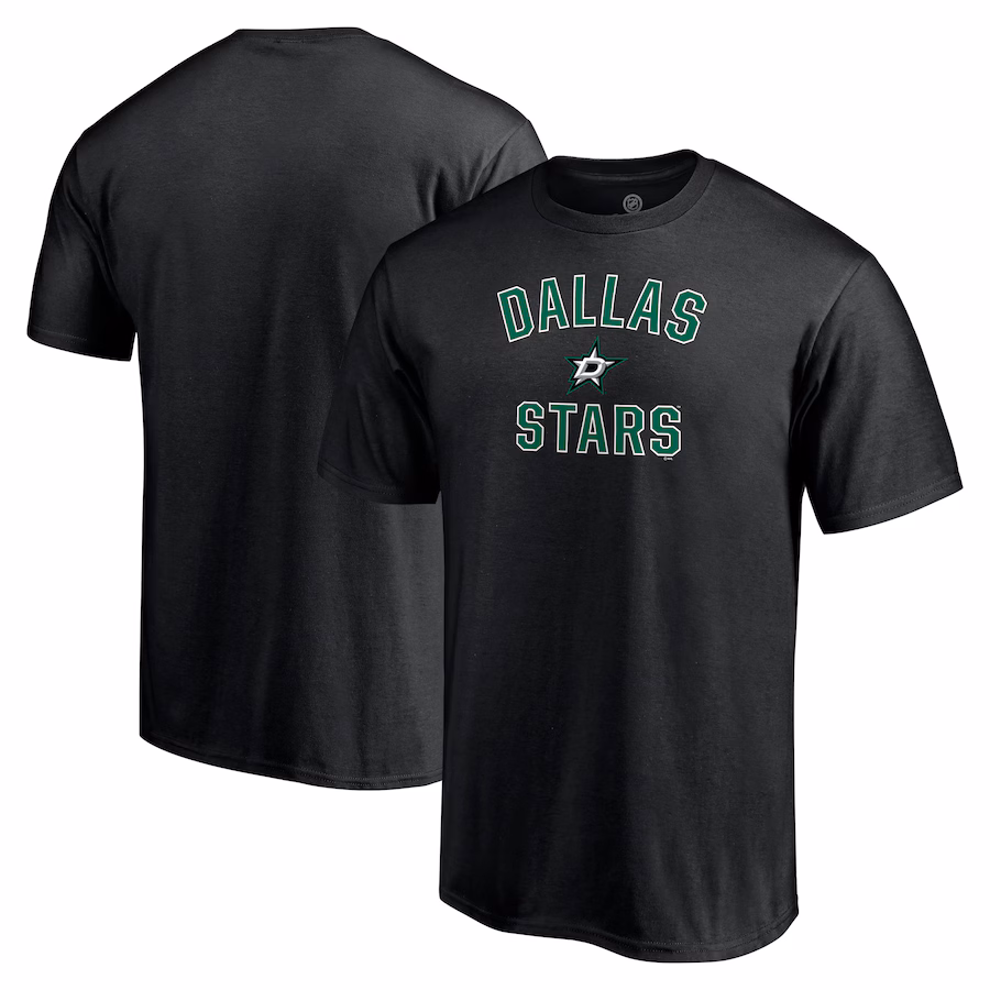 Men's Dallas Stars Black Victory Arch T-Shirt