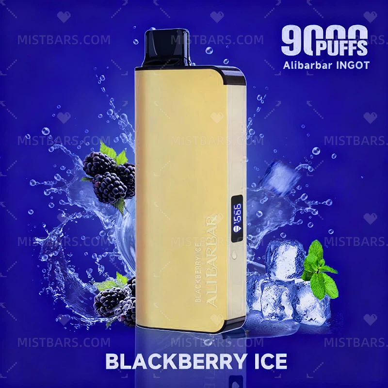 BLACKBERRY ICE ALIBARBAR INGOT 9000 PUFFS