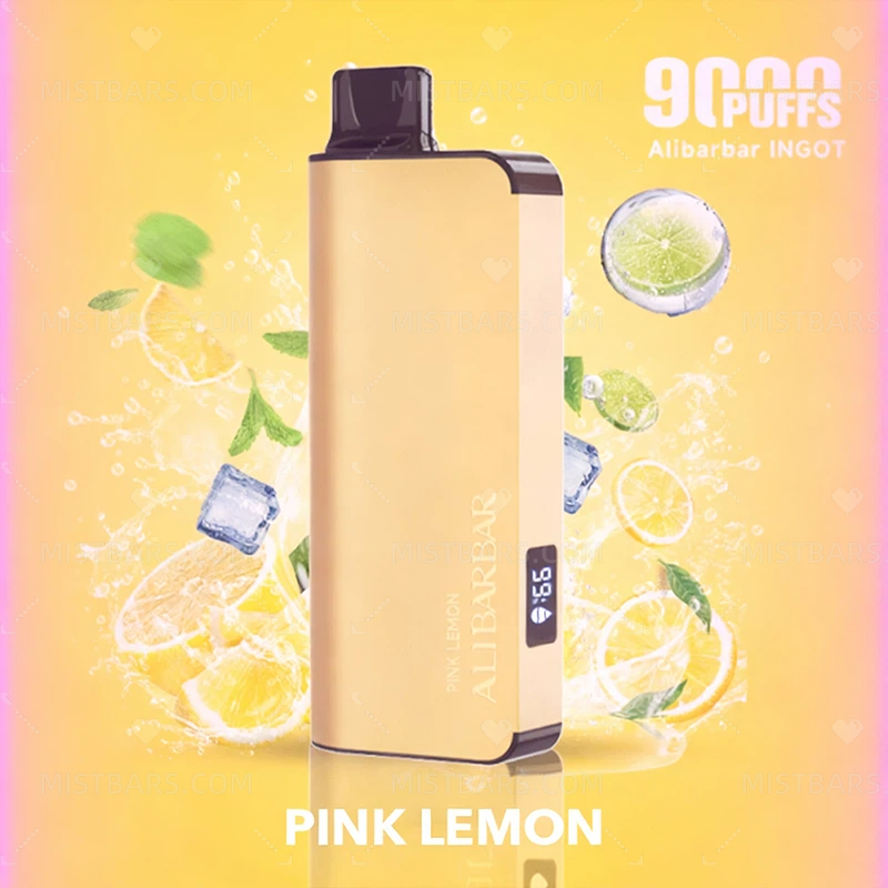 PINK LEMON ALIBARBAR INGOT 9000 PUFFS