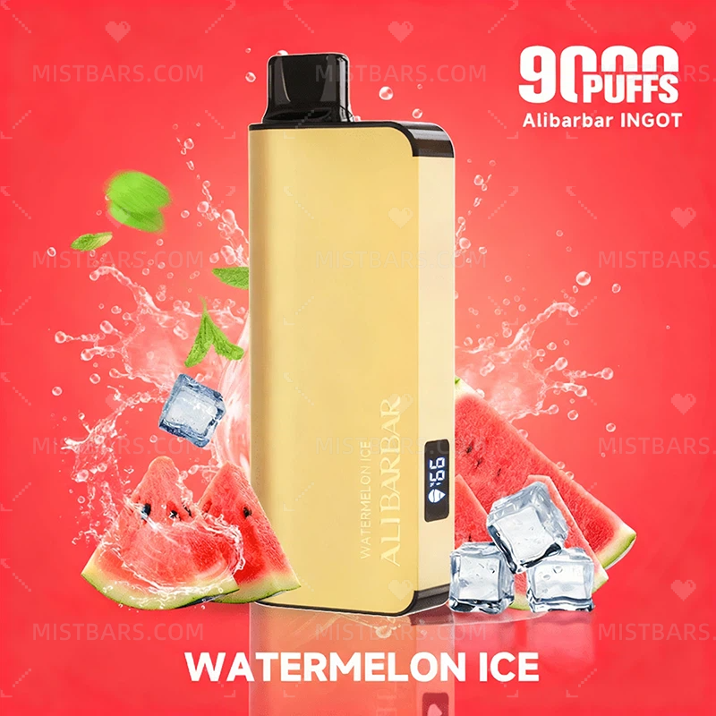 WATERMELON ICE ALIBARBAR INGOT 9000 PUFFS