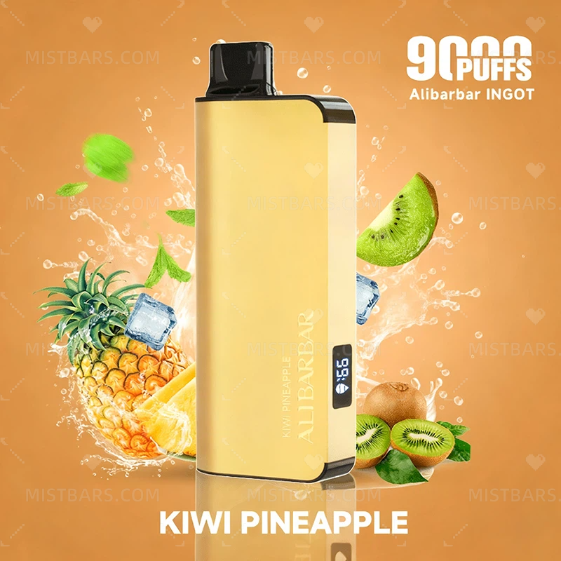 KIWI PINEAPPLE ALIBARBAR INGOT 9000 PUFFS
